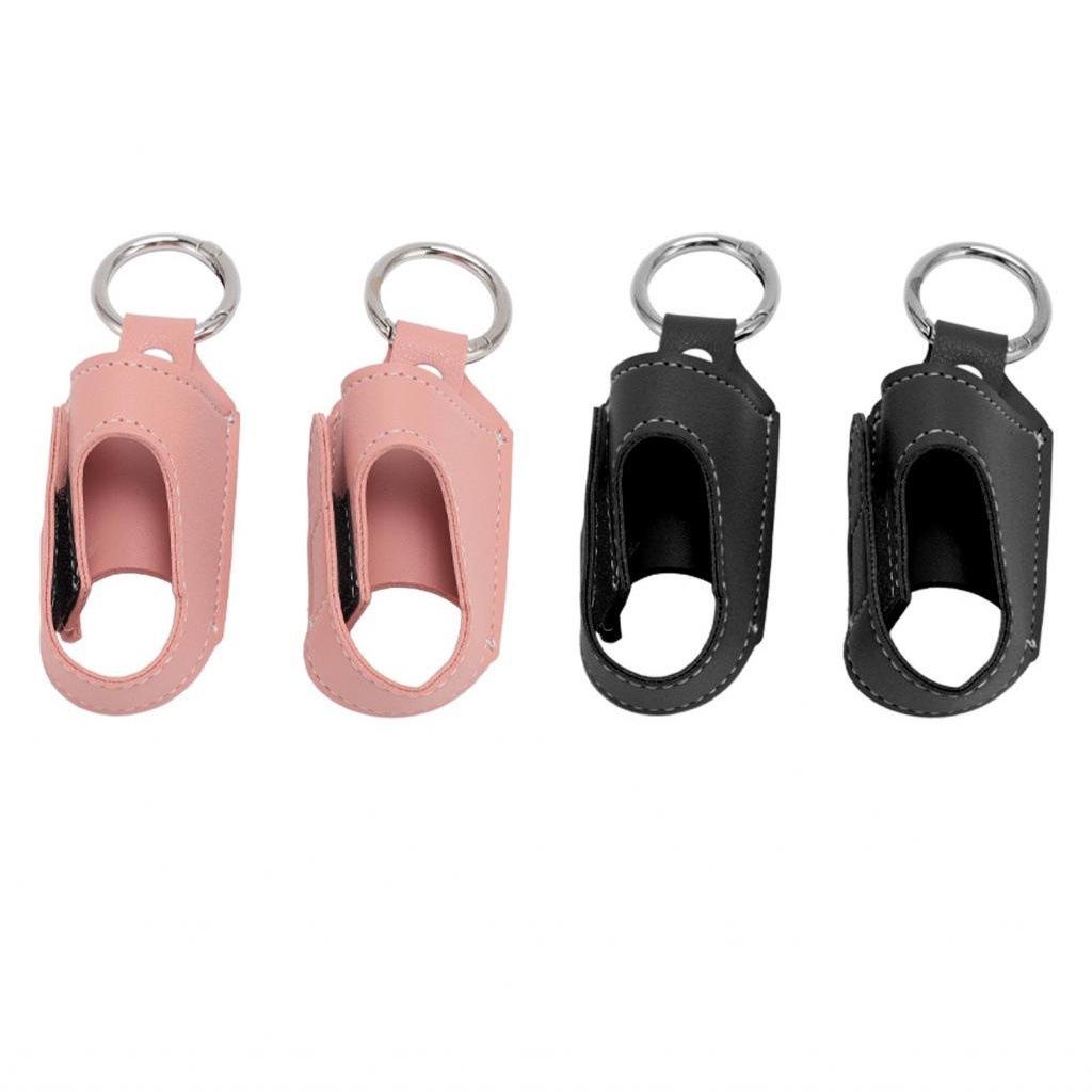 PU Leather Waist Hanging Spray Bottle & Inhaler Holder, Portable Storage Bag