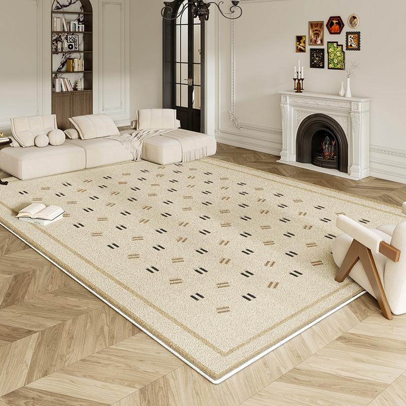 

Ковры во французском кремовом стиле для гостиной, пушистые мягкие ковры для лаунжа, ретро декор для спальни, полосатый ковер, толстый плюшевый коврик для пола для кабинета 80*120cm