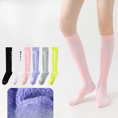 Damen Frühling und Herbst Sport Fitness Laufen Marathon Yoga Fußball Dünne Bein Wade Drucksocken