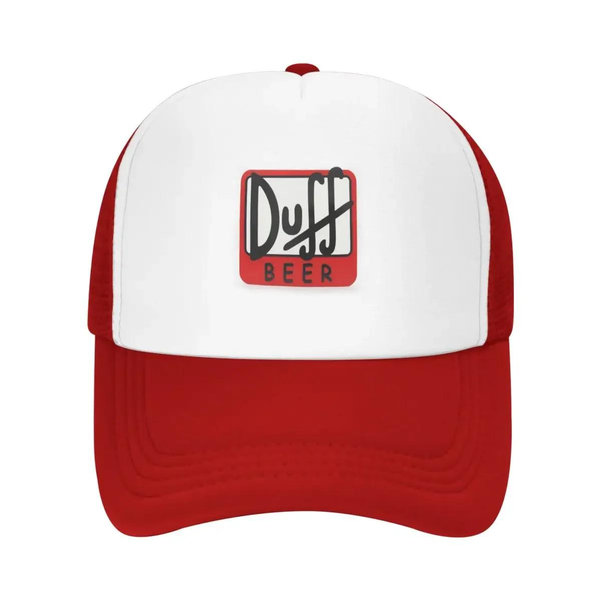 Кепка Duff Beer, модная повседневная сетчатая бейсболка, регулируемая шляпа, летняя бейсболка унисекс в стиле хип-хоп, полихромная One Size