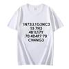 T Shirt for Men Intelligence Is The Ability To Adapt To Change Print Men's T-Shirt Sports Tee Shirts Fashion Harajuku Streetwear
