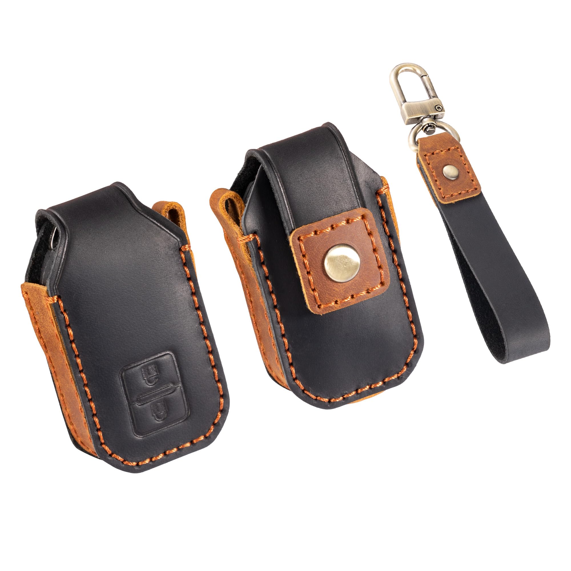 

PIMOHI Suzuki Key Case, Genuine Leather, Fronx, Jimni Nomad, New Jimny 64 Series, Spacia чёрный