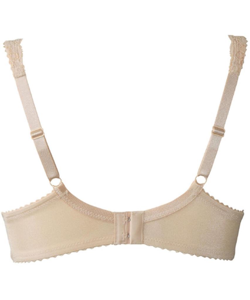 Wacoal Wireless Soft To the Cotton Blend Inner with Silk Protein Coating Inner Comfortable To Wireless Bra BHK270 BE A80 Bra, Touch, (Cup Side) (Cup
