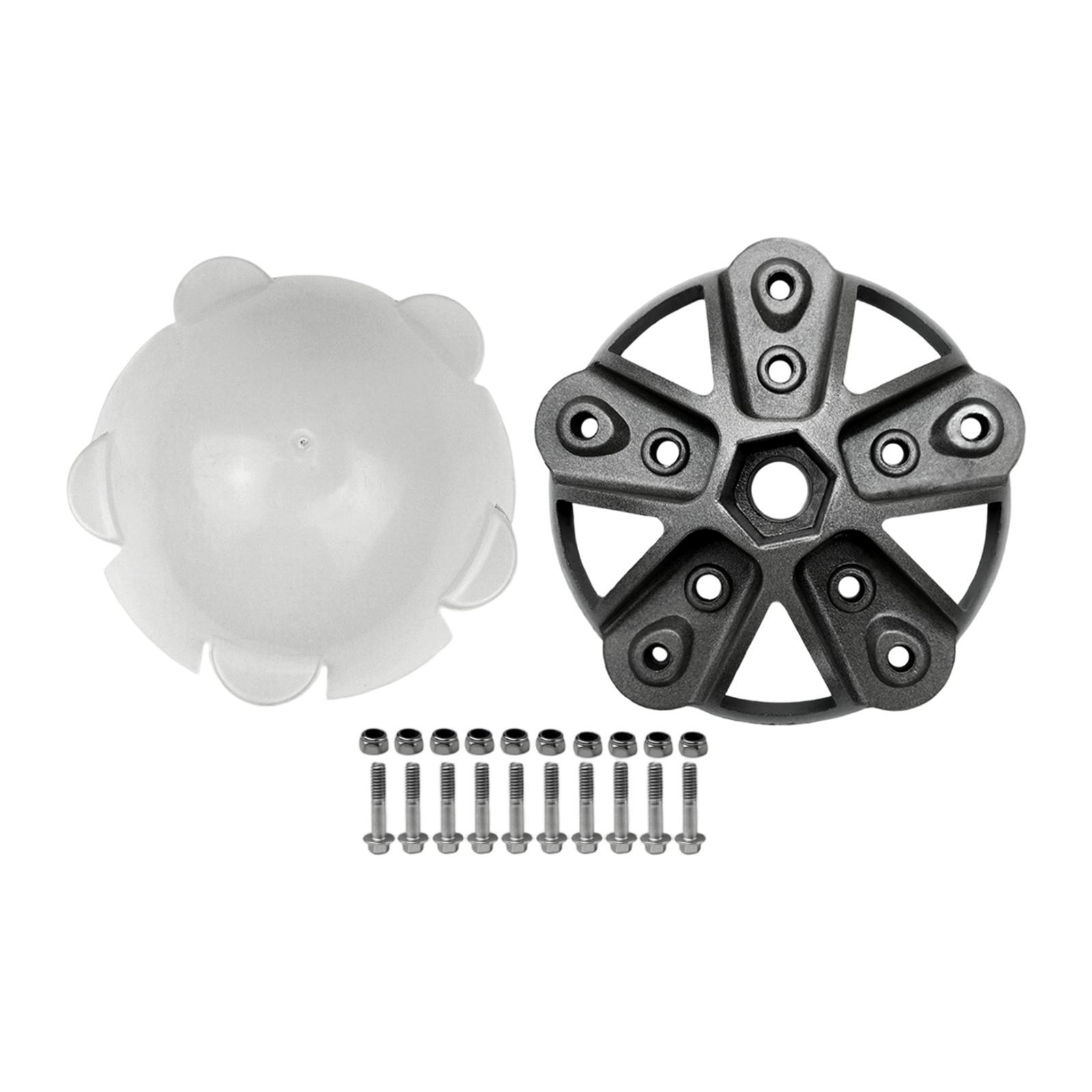 Wind Blade Generator Parts Replacement Small Windmill Hub Cap Kit for Mini Wind Turbine Complete Set Outdoor Use for 5 Blade