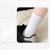 Women's Autumn All Match Pure Color Cotton Sweat Absorbing Anti Odor Antibacterial Socks