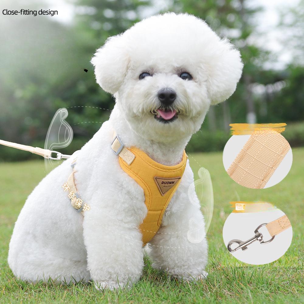 Dog Leash Vest-style Pet Traction Chest Strap To Prevent Breaking Out Small Dog Teddy Bichon Bear Walking Leash