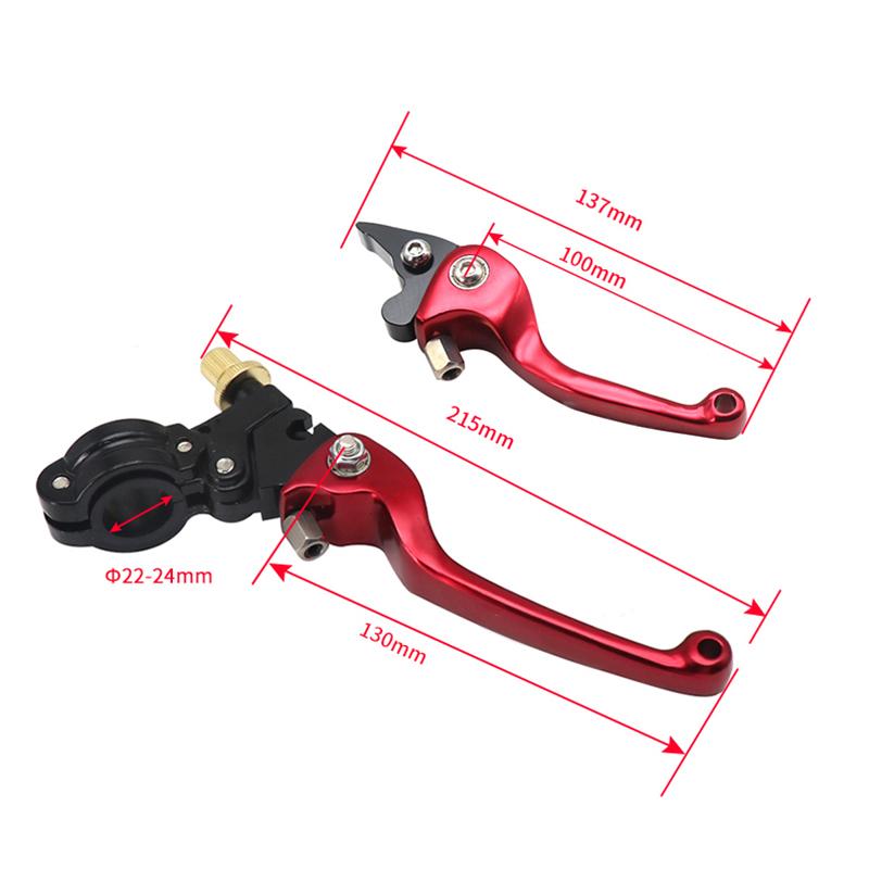 ZSDTRP Motocyklová spojková brzda skládací páka 22mm Alloy F3 Series 2ND ATV Dirt Pit Bike Modify