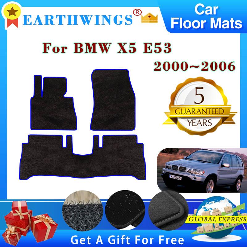 

Автомобильные коврики подходят для BMW X5 E53 2000 2001 2002 2003 2005 2006 Ковры Коврики Запчасти Премиум Пользовательские внутренние подушечки для ног