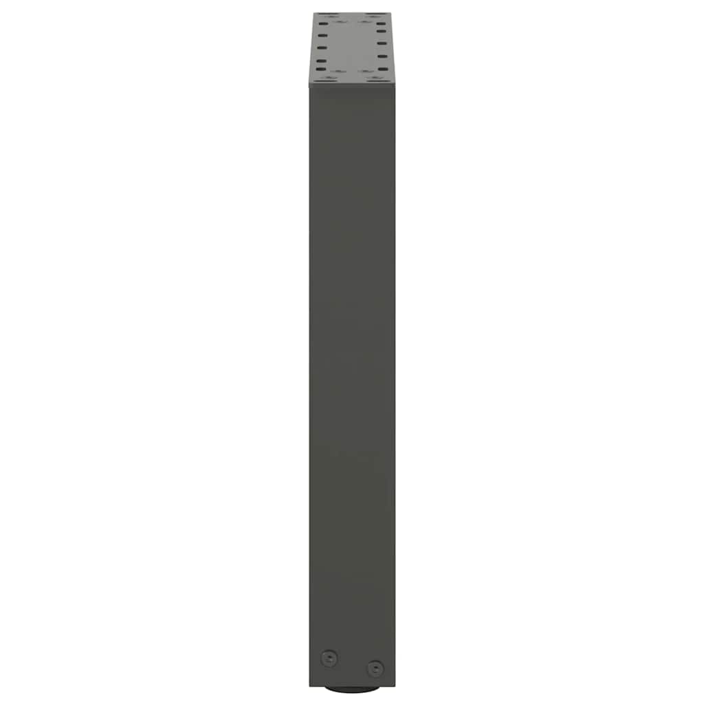 Vidaxl Nogi Do Stolika Kawowego, 2 Szt., Antracyt, 38X(42-43) Cm, Stal