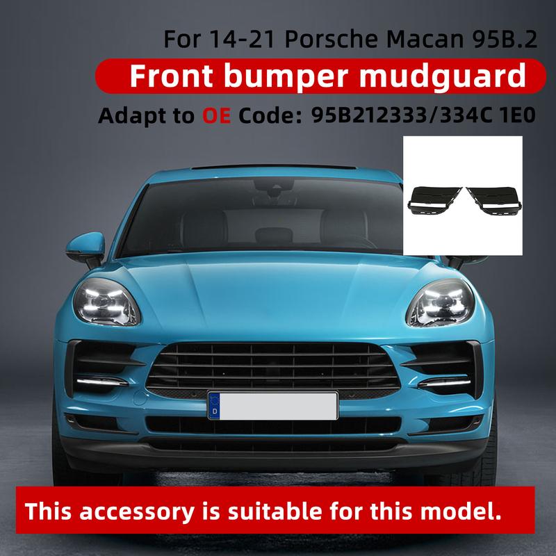 Pour Porsche 2018-2021 Macan 95B.2 Macan Grille de protection de pare-chocs avant gauche OE OE95B121333C1E0L droite OE95B121334C1E0R
