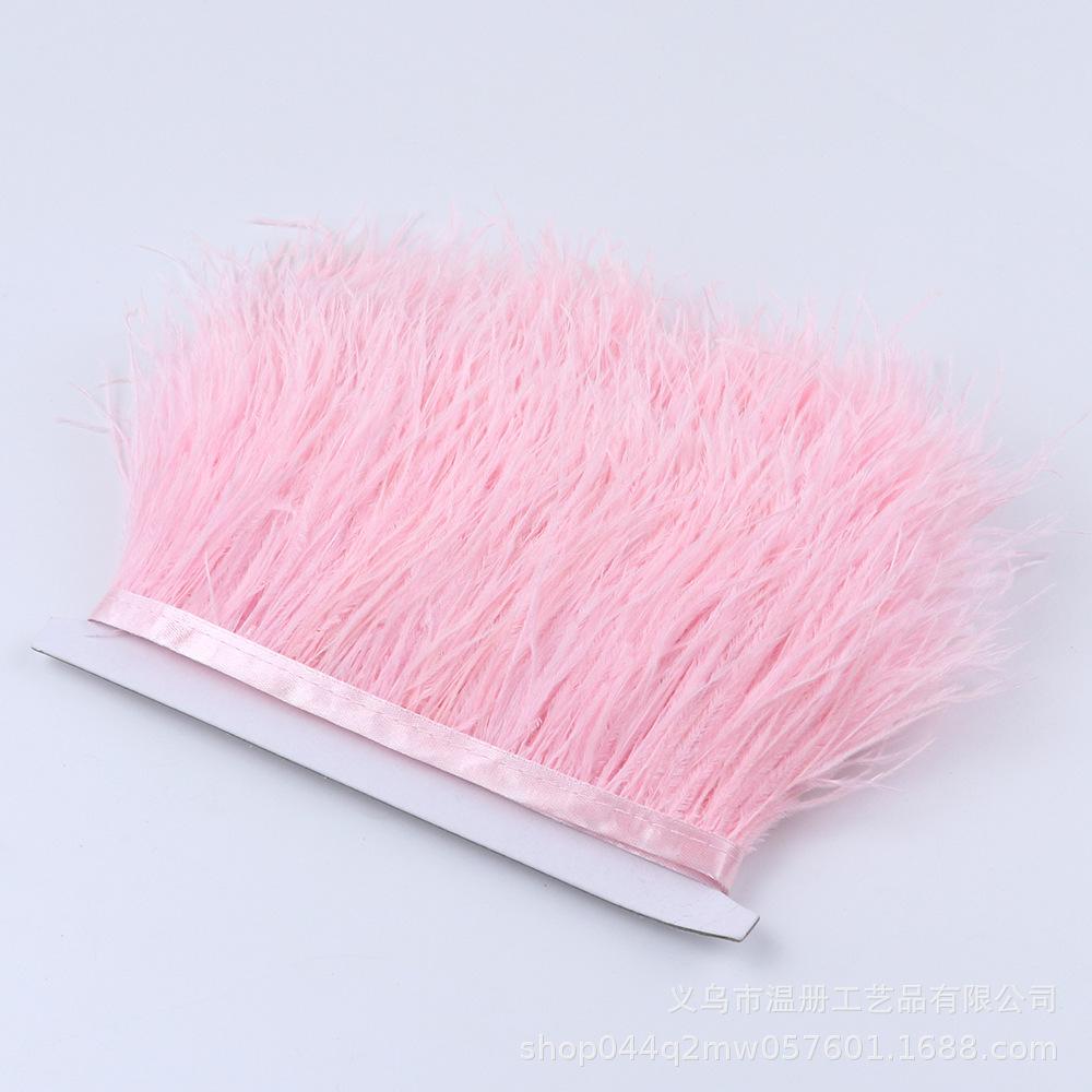 8-10Cm Ostrich Hair Cloth Edge Various Colors Optional Feather Lace Clothing Earrings Diy Decoration