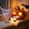 Ghost Night Light Spooky Table Decor Halloween Ghost Night Light Horror Desktop Ornament Christmas LED Lamp For Kitchen Living