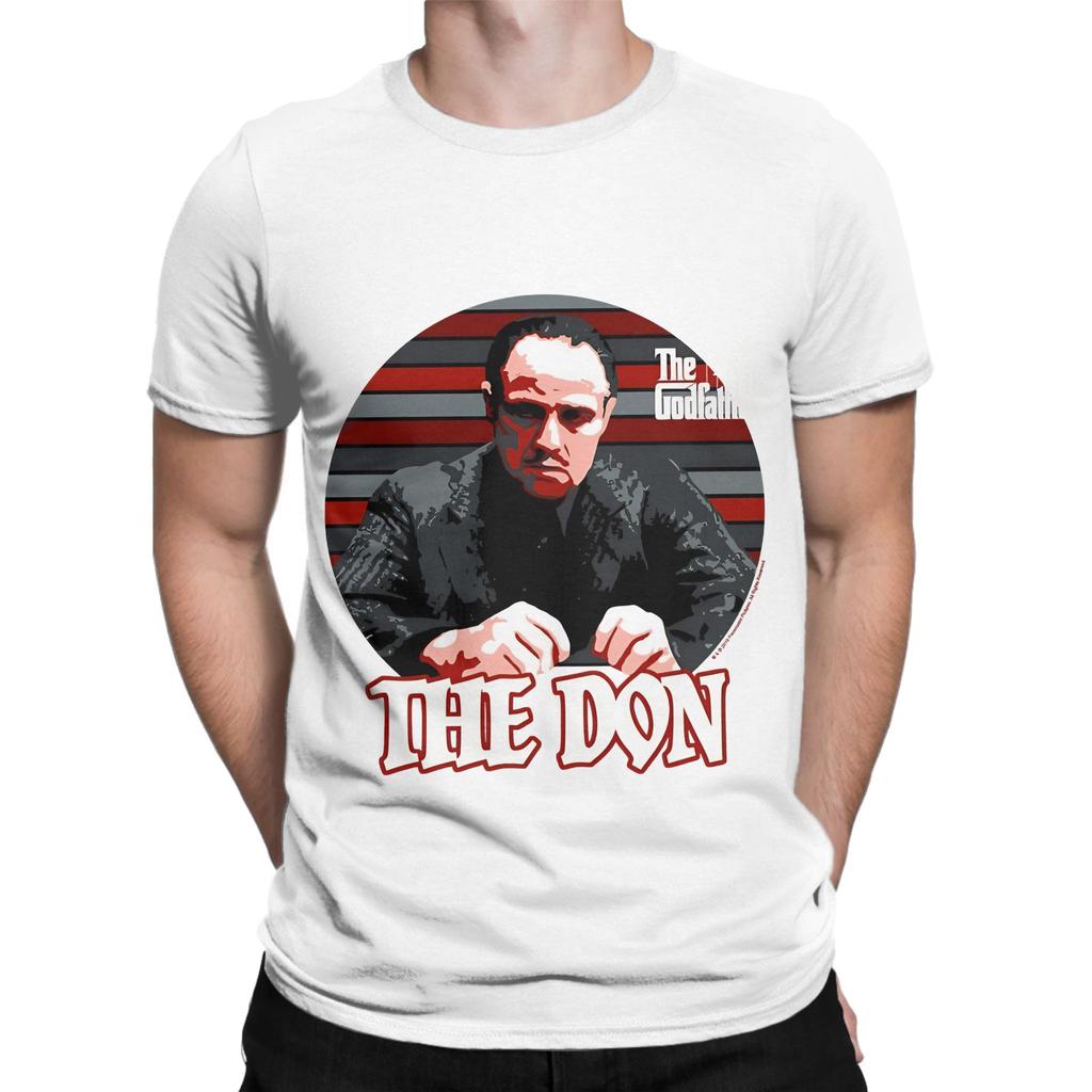 The Godfather The Don Vintage Poster Funny Graphic 100 Cotton TShirt The Godfather Tees Tops For Unisex
