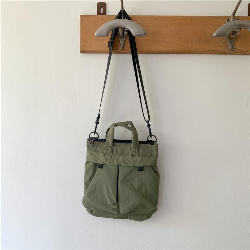 

Нишевая нейлоновая сумка-мессенджер женская на молнии летняя простая портативная на плечо женская повседневная вместительная сумка-тоут армия зеленый