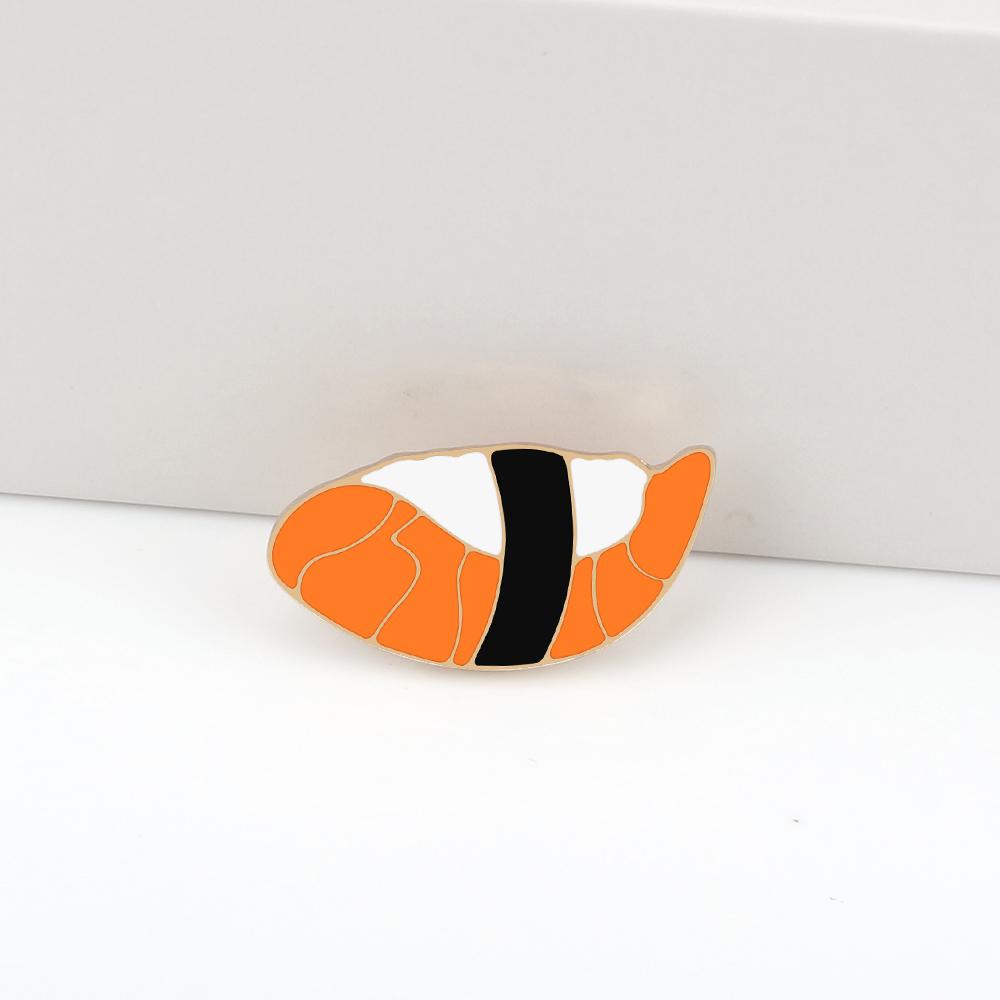 

Japanese Cuisine Lapel Pins Cartoon Foods Salmon Sushi Ramen Brooch Cute Funny Noodle Bag Enamel Badge Jewelry Gift for Kid Girl