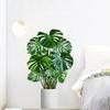 Guanbei Bamboo Green Plant Wall Poster - Self-adhesive Decorative Sticker for The Walls of Living Room and Bedroom.