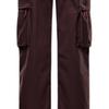 Nike FW24 Smith Summit Zipper Dry Comfortable Solid Color Multi-Pocket Hiking Casual Pants Women pants Burgundy FB7883-652