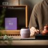 Pink purple ceramic tea can, small high-end sample tea jar, flower tea sealed jar, medicinal material jar, mini fragrant powder empty jar