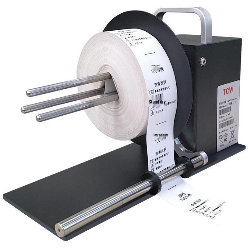 Fully Automatic Barcode Sticker & Paper Roll Label Rewinder and Yarn Winder Machine