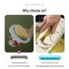 Commercial Handheld Potato Grater & Slicer with Hand Guard for Restaurants and Canteens