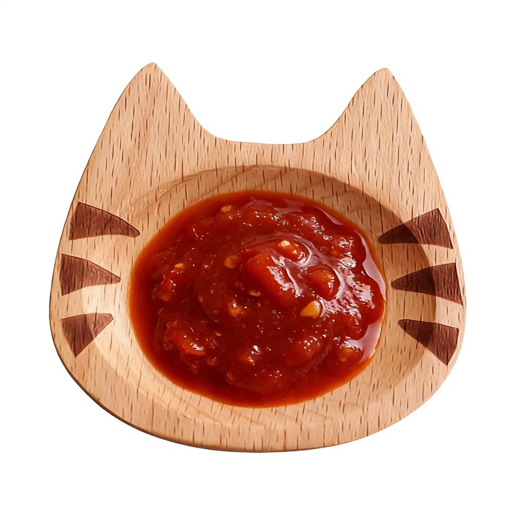 Seasoning Dish Salad Dipping Dish Cat-shaped Japanese-style Sauce Dish Serving Bowl Soy Sauce Dish Mini Dip Bowl Dipping Cup