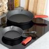 Set Of Cast Iron Frying Pans With Silicone Cover Cast Line 20 Cm / 30 Cm 2 Pcs.