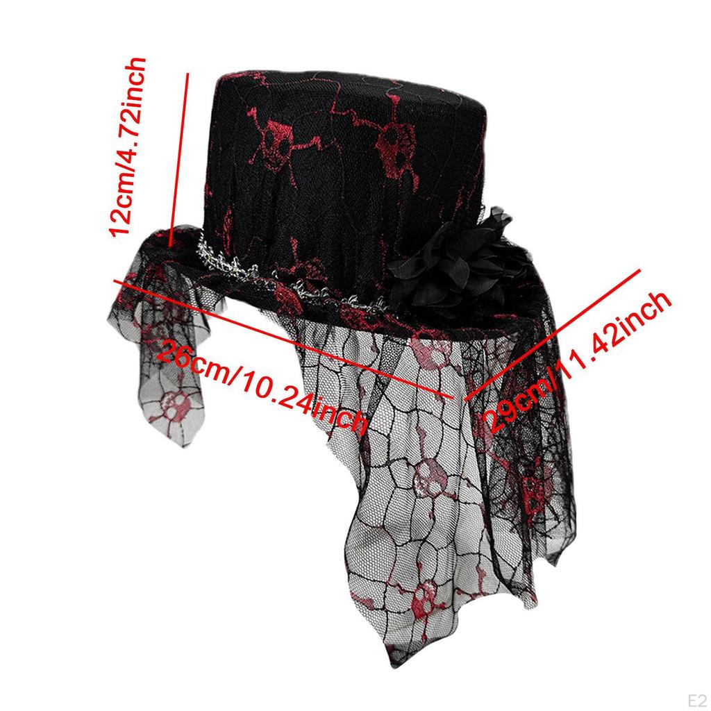 Steampunk Zylinder Kopfbedeckung Damen für Cosplay Themenpartys Party Theatershows