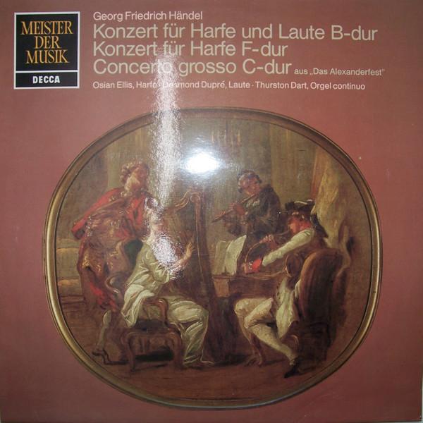 

LP Record GEORG FRIEDRICH HNDEL OSIAN ELLI Konzert Fr Harfe Und Laute BDur 641609 Decca Germany Classical Used