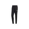 Logo Print Drawstring Sports Pants Men Bottoms Black IC9409
