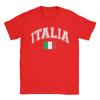 Unisex s Italy Italian Flag Italia T Shirts 100 Cotton Clothes Casual Short Sleeve Round Collar Tee Shirt Adult TShirts