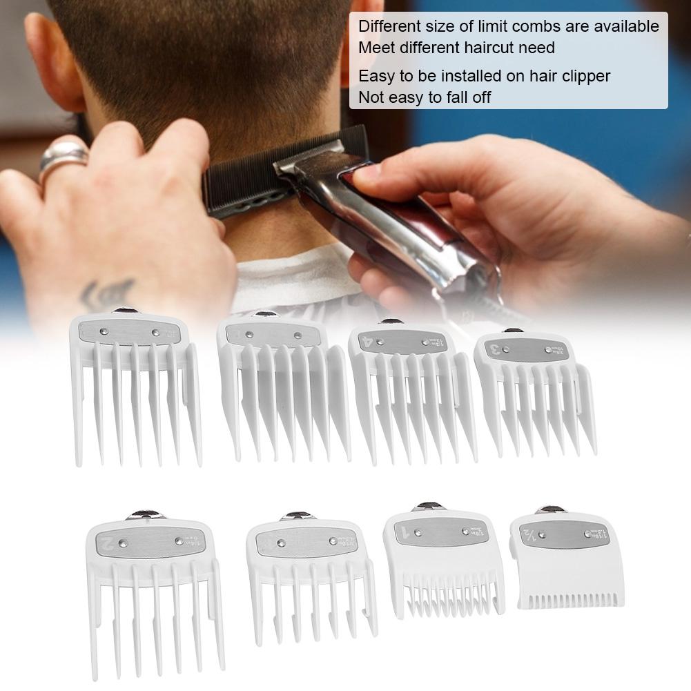 8pcs Haircut Positioning Comb Limit Comb Replacement Caliper for WAHL Hair Clipper