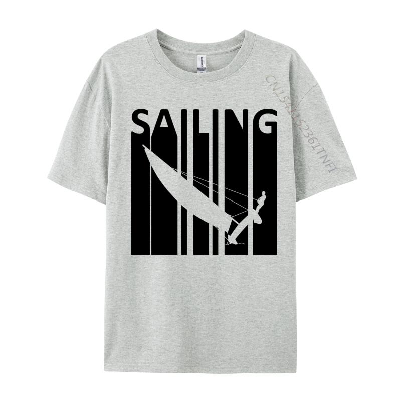 Sailing Kat Sailing Tshirts Bold Style Premium Cotton Men Tops T Shirt Novelty Design Autumn T Shirt