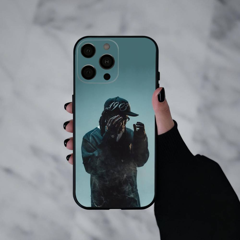 

D-Don T-Toliver-R Rapper Singer Phone Case For iPhone 17pro,16,15,14,13,12,11 Plus,Pro Max,XS,Soft Silicone Black Cover iPhone16promax