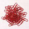 Colorful Plastic-Coated Paper Clips & Binder Clips - 28mm Office Desk Organizer