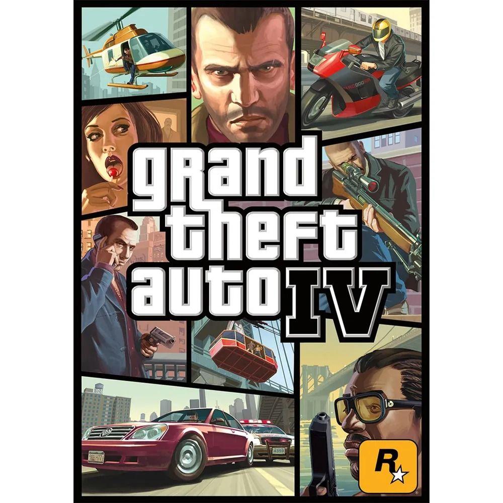Grand Theft Auto GTA Metal Tin Sign Retro Game Wall Art 30x20cm