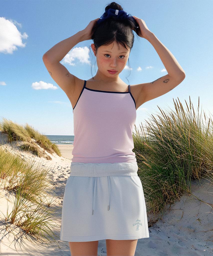 Ames Worldwide Classic Mini Sweat Skirt Blue