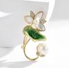 Senior Brooches Flower Leaf Brooch Pins for Women Suit Pendant  Fashion Brooches Jewelry