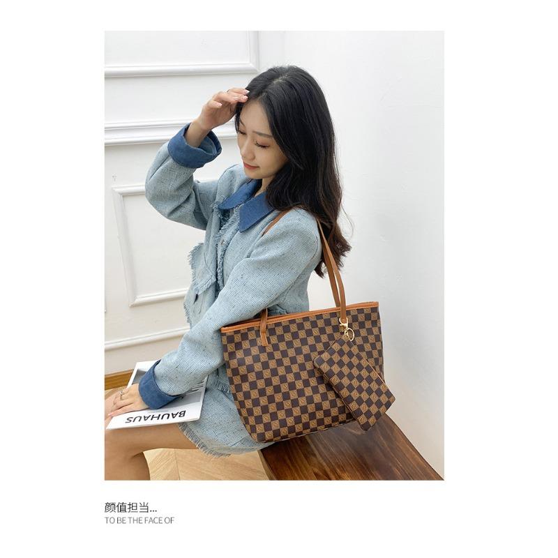 Borsa a mano scozzese vintage, Borsa da donna, Borsa a spalla di grande capacità