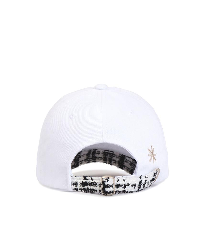 BLACKBLOND Vividi Tweed Cap (White)