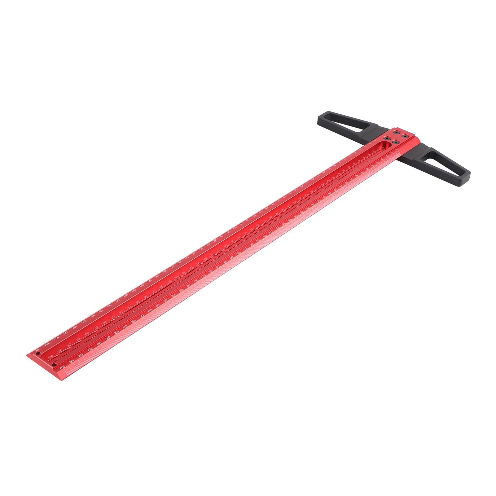 

Линейка для деревообработки типа Т, измерительный инструмент из алюминиевого сплава для позиционирования отверстий