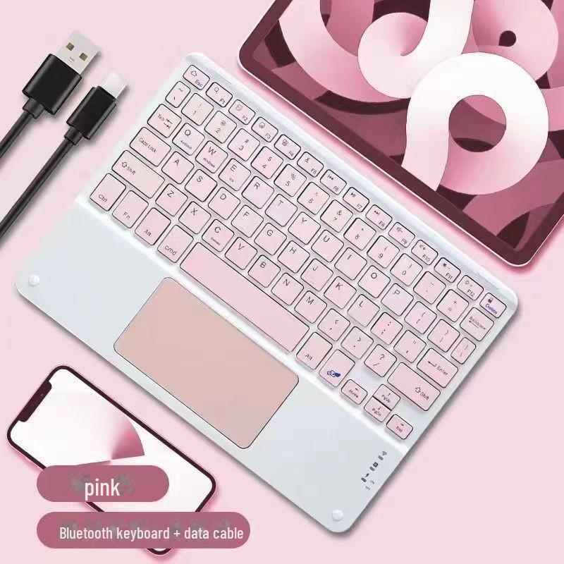 Universal 10-Inch Bluetooth Keyboard & Mouse Set for iPad, iPhone, Android & Tablets