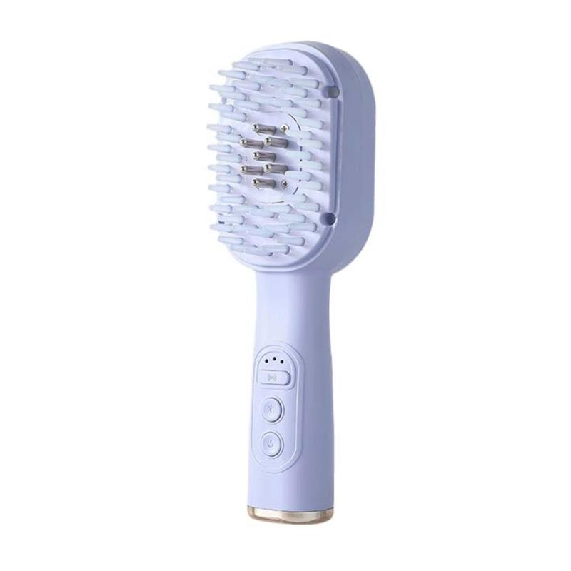 

Electric Scalp Massage Hair Care Tool Scalp Stimulation With Triple Functionality For Hair Care And Styling фиолетовый