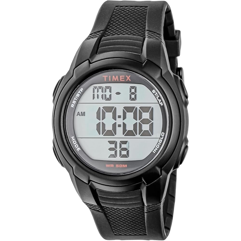 

Часы TIMEX T100, Кварцевый механизм, Водонепроницаемость 5 АТМ, Пластик, Черный циферблат, TW5M58400, Унисекс [Оригинал]