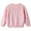 Autumn and Winter Hand-embroidered Love Baby Infant Base Knitted Sweater Birthday DIY Cotton Children's Sweater