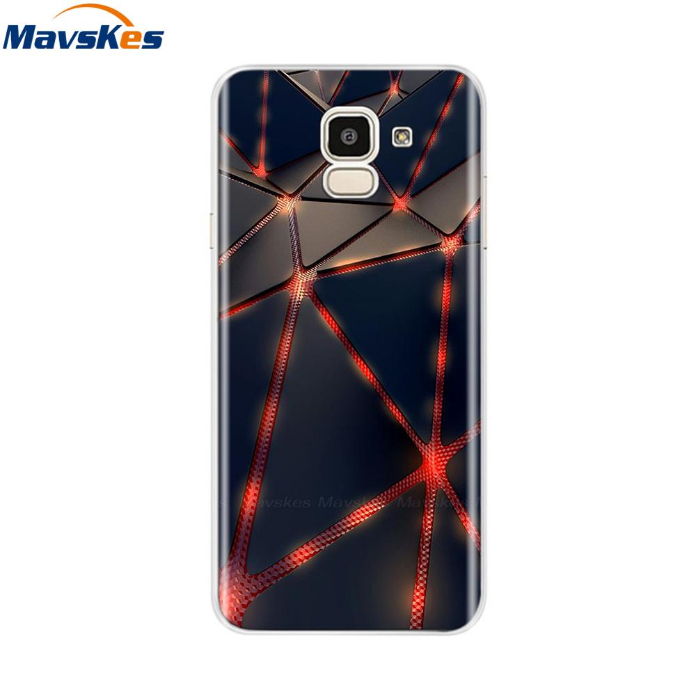 For Samsung Galaxy J6 2018 Case Soft TPU Silicone Back Cover sFor Coque Fundas Samsung J6 2018 J6 Plus 2018 Soft Phone Cases