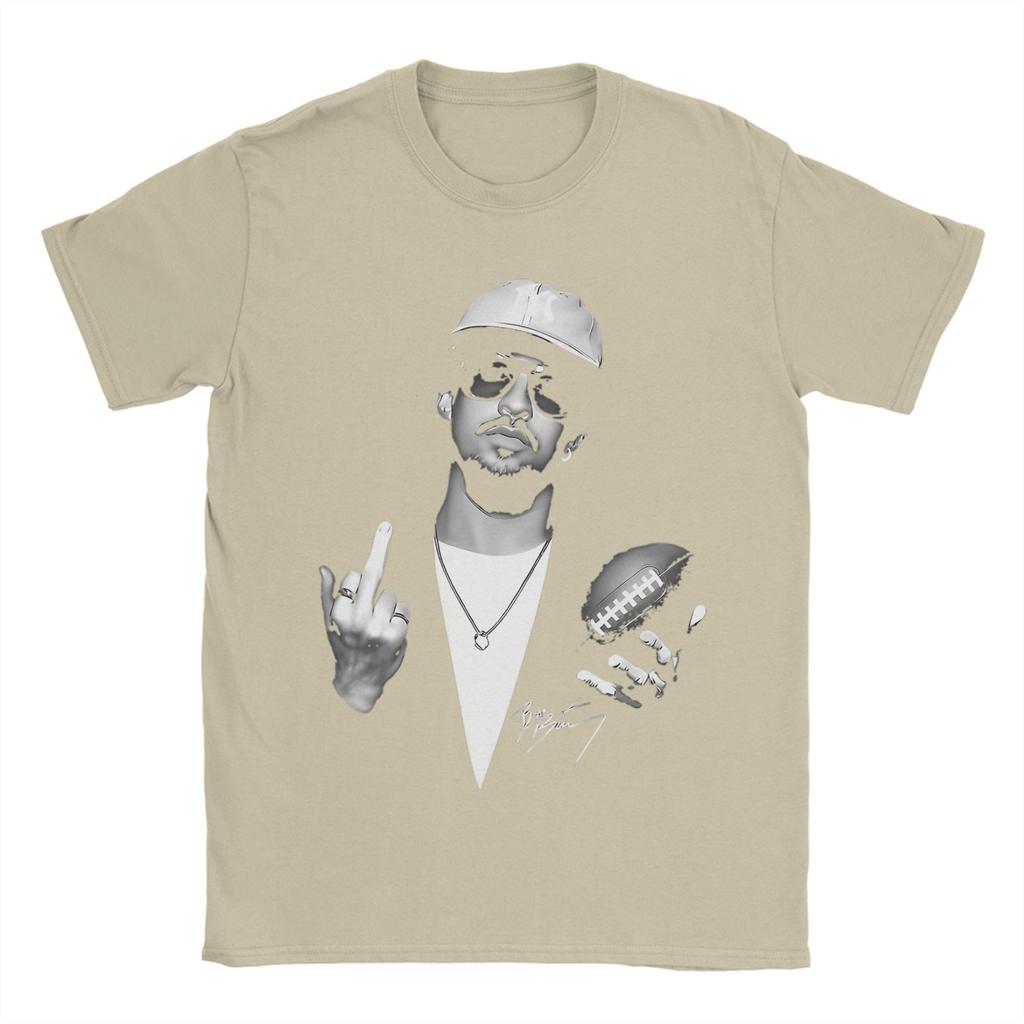Unisex TShirts Bad Bunny Football Bad Benito Funny Pure Cotton Tee Shirt Short Sleeve T Shirt Round Neck Clothes Summer