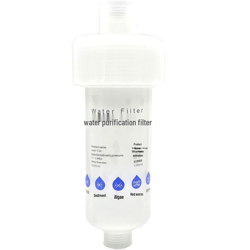 Household Water Purifier: Shower Head, Washing Machine, Toilet Filter Cartridge with Replaceable PP Cotton Core