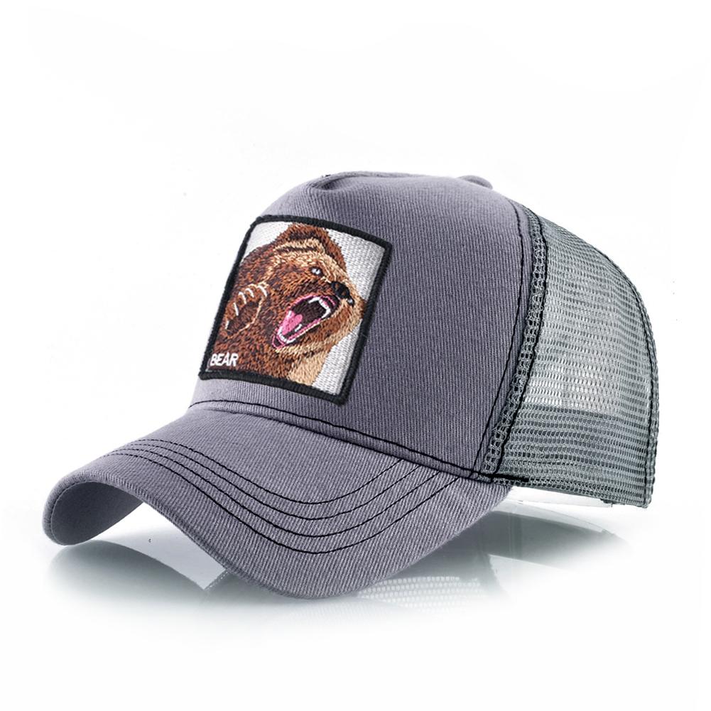 Baseball Caps Men Snapback Hip Hop Hats With Eagle Patch Streetwear Trucker Caps Women Spring Summer Breathable Mesh Visor Bones