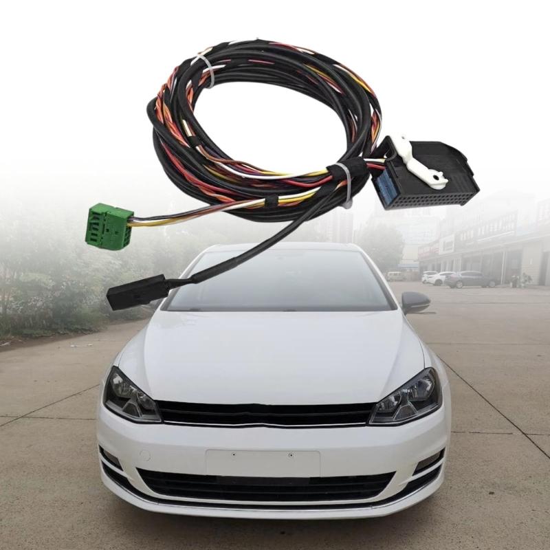 Vehicle Microphone Cable Harness for Automobile Head Units, Wiring Set for RCD510 RNS510 9W2 9ZZ, Listed 8X0035447A and 1K8035730D