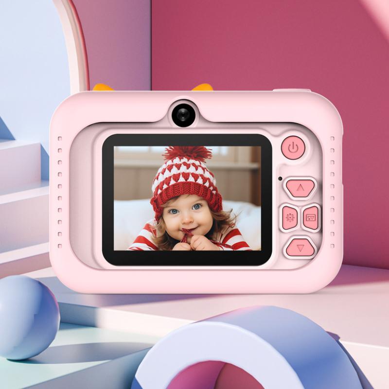 New Instant Children's Print Camera StrapLittle SLR Children's Camera Cartoon HD Dual Camera Digital Camera